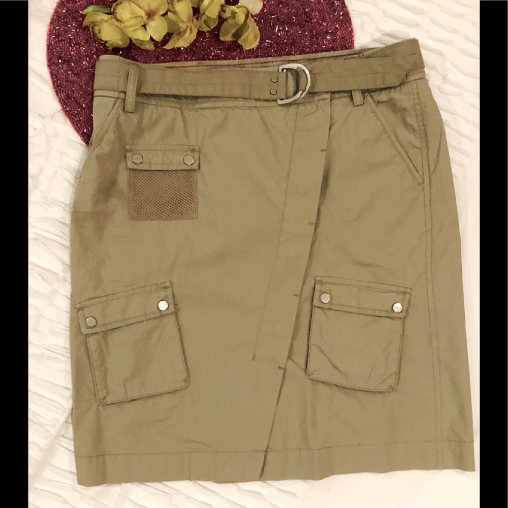 MEXX belted & buttoned front skirt size 38